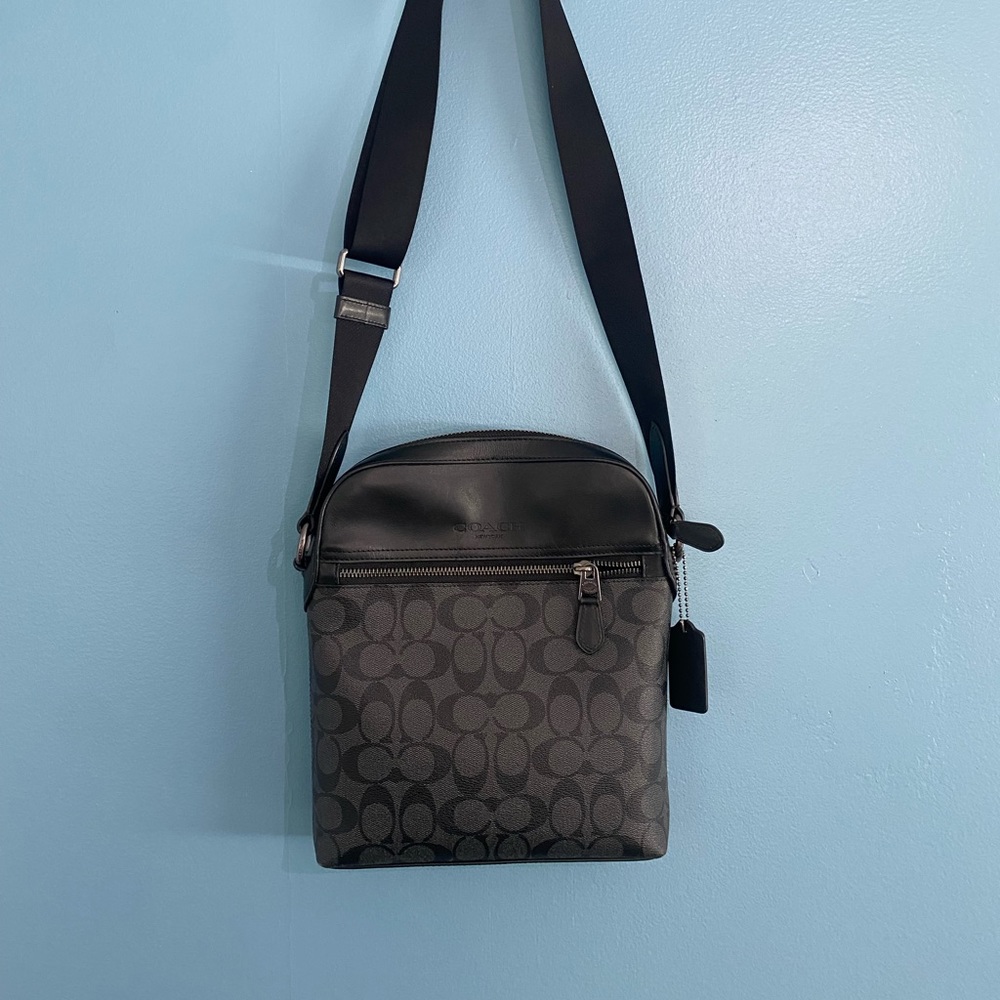 Coach Houston Flight Bag unisex- Black